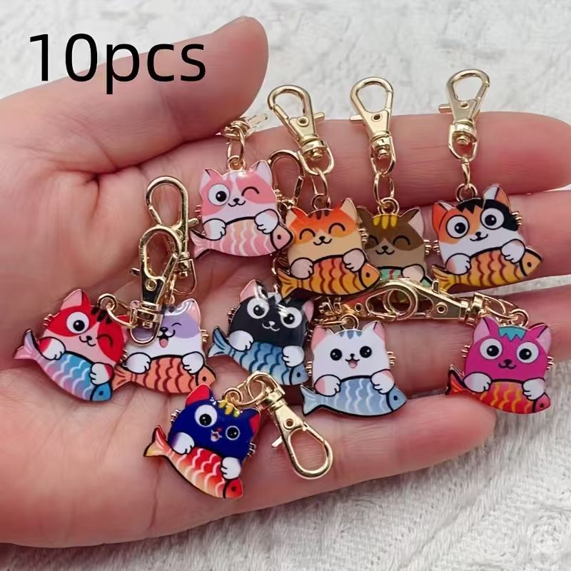 Party Favor Bag - 10 قطع من سلسلة مفاتيح على