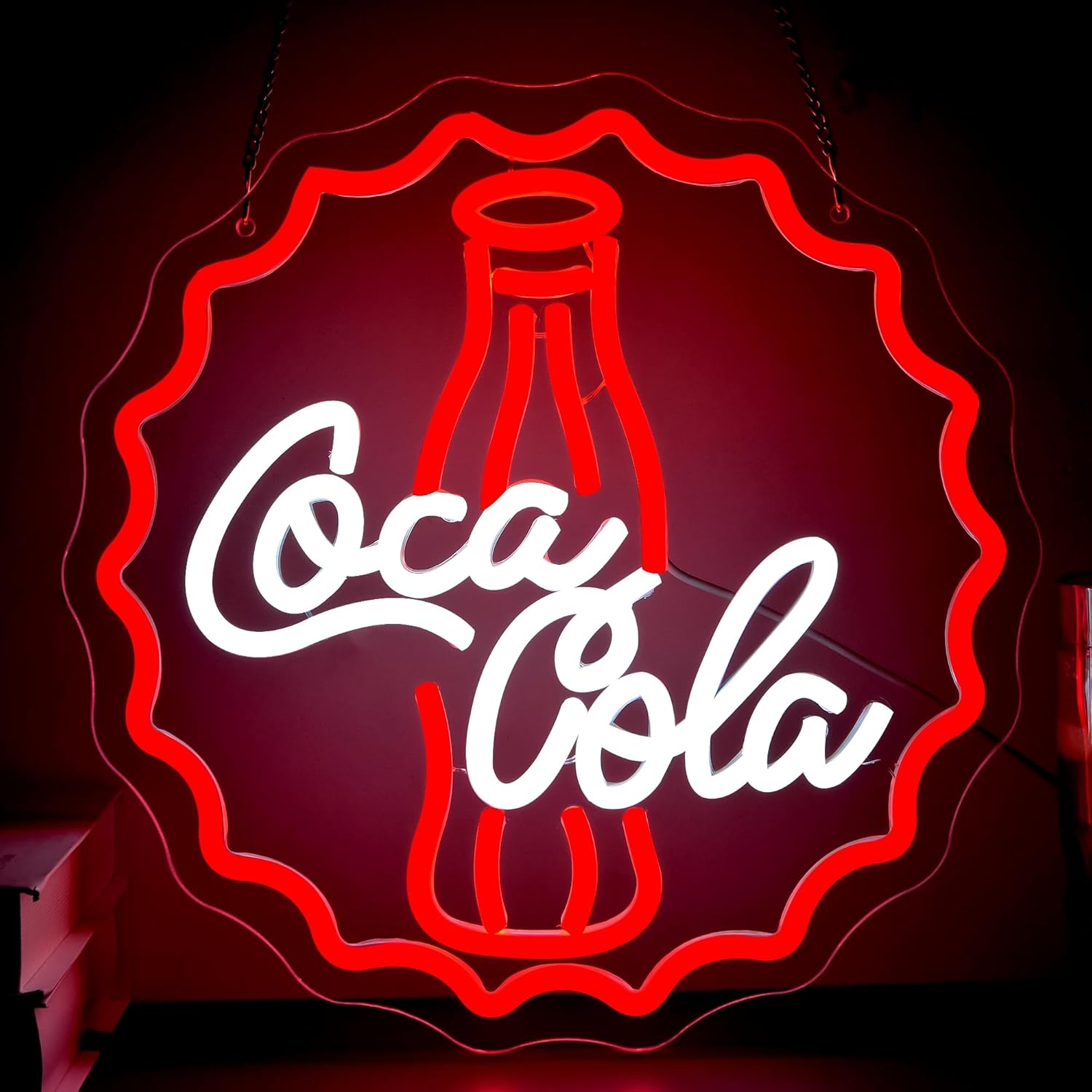 لافتة نيون على شكل كولا، إضاءة - مراجعة Neon Sign Party وسعره