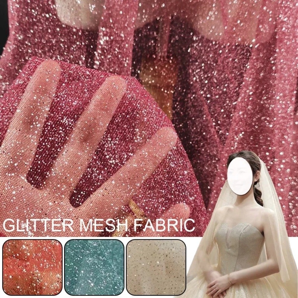 جديد 45cmX150cm شبكة البريق ال - مراجعة Glitter Tablecloth وسعره