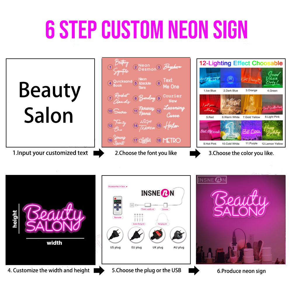 لافتات نيون مخصصة بإضاءة LED،  - مراجعة Neon Sign Party وسعره